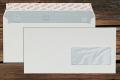 [30792] Briefhüllen mit Fenster C6/5 114x229 mm Haftklebend Recycling Naturweiß 100 g/qm